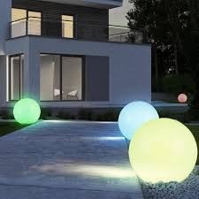 LED tuinbol 63cm - Solar - Multi Color