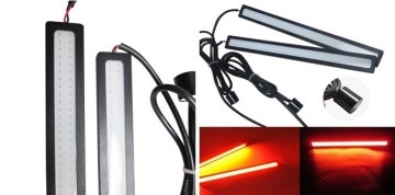 17CM LED - DRL - Rood - 12 volt