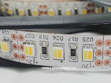 5 meter CCT (Dual white) led strip DUAL LED - 60Leds/m - IP65 - 12V