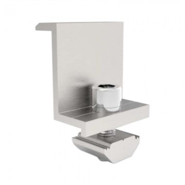 Eindklem voor zonnepanelen - 32mm - RVS