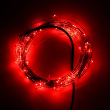 5 meter - Rood - LED verlichting - 12 volt - ultra dun