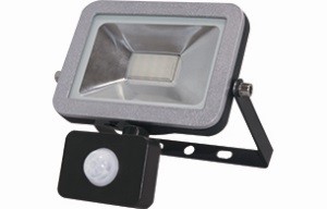 10W PIR LED Schijnwerper Warm Wit 3200K Slim IP65