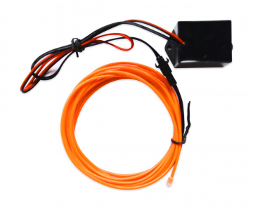 EL wire - ORANJE - interieur verlichting - 12 Volt - 2 meter