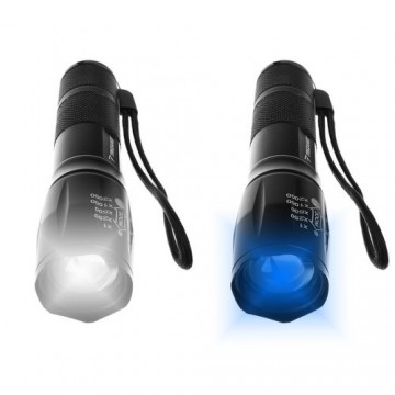UV LED zaklamp - Zoomfunctie - UV LED - Met oplader