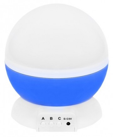 LED nachtlamp - Met projector - Blauw
