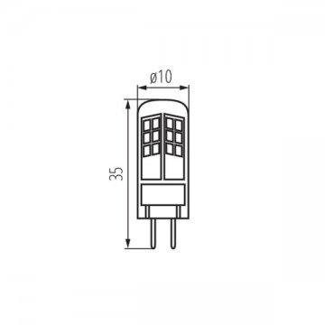 G4 LED Lamp - 1,5 Watt - warm wit - 100 Lumen