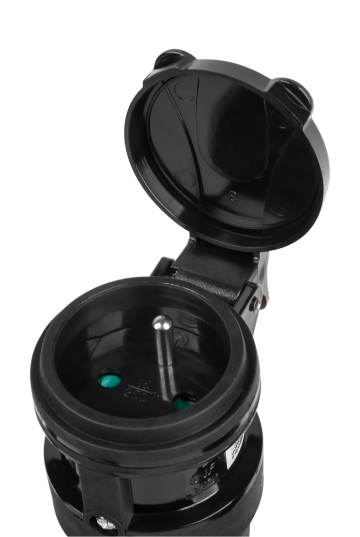 Stekker rubber waterdicht - Penaarde - 230V