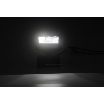 LED werklamp + waarschuwingslicht - Wit / amber - R10 / R65 / R149 - 12 / 24V 
