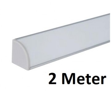 2 meter - hoek - LED profiel - aluminium