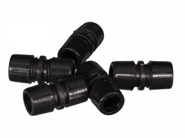 Connector voor 9 meter LED slang - Zwart - Per stuk