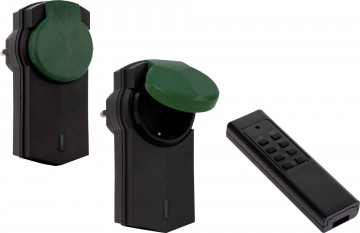 Stekkerdoos voor buiten - afstandbediening - 2 stuks