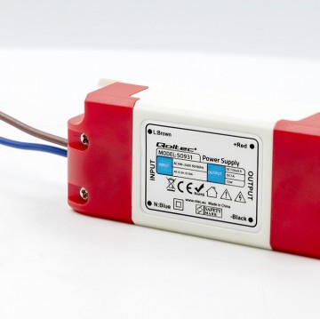 Inbouw voeding - 12V - 1A - 12W - Qoltec