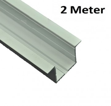 2 meter - 35mm inbouw XL- LED Profiel- aluminium