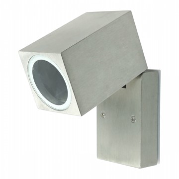 Tuin Lamp Boston Zilver Vierkant