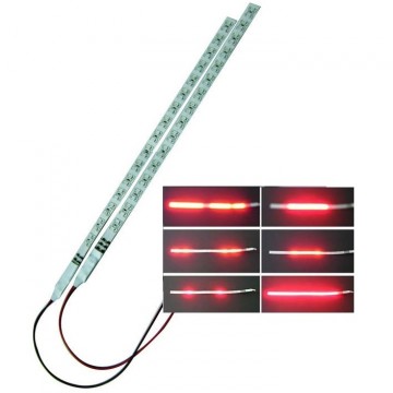 LED strip - EFFECT - 30 cm - Rood - 12v - knight rider