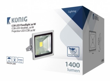 20W LED Schijnwerper Koud Wit IP65