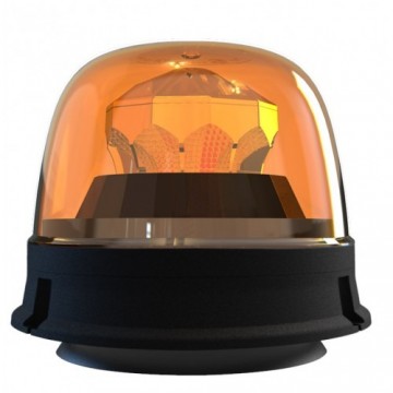 ORANJE dak zwaailicht - 12V/24V - 10 LED - R65 / R10 - magnetische bevestiging