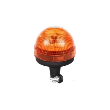 ORANJE dak zwaailicht - 8 LED - R10 / R65 - Beugel bevestiging