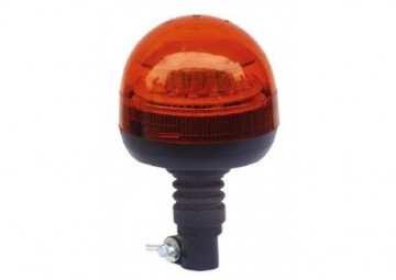 ORANJE Compact zwaailicht - 12 LED - R65 / R10 - E keurmerk - FLEX beugel bevestiging