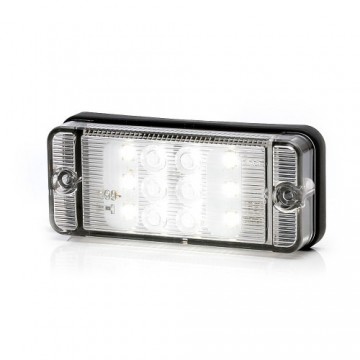 LED achteruitrijlicht - 12 LEDs - Wit - 12/24V - ECE E20