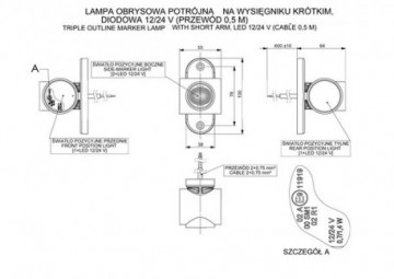 Lampa obrys potrojna na wys ld 2040 2