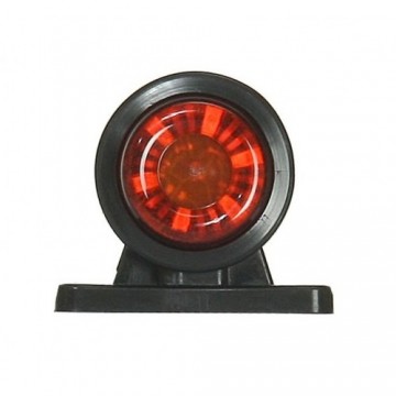 Zijmarkeringslicht - 12/30V - Rood wit - L1162-1 klein