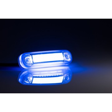 LED zijmarkeringslamp - Blauw - 12 / 24V - L045N