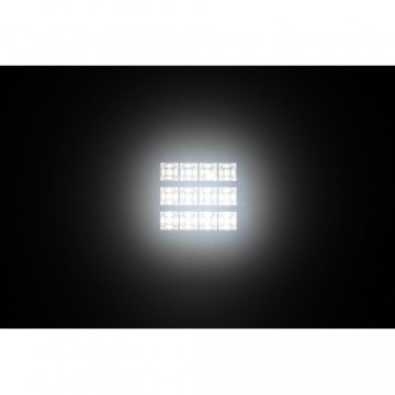 LED SPOT - 12 LED - 12W -  Ingebouwde schakelaar - Vierkant