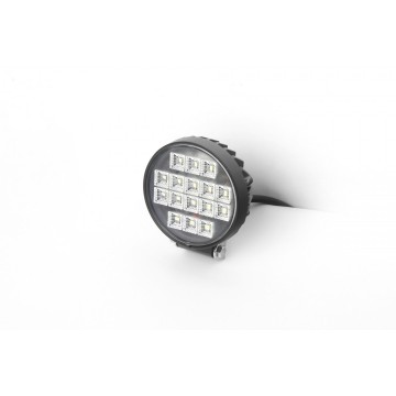 LED SPOT - 16 LEDs - 16W - Ingebouwde schakelaar - Rond