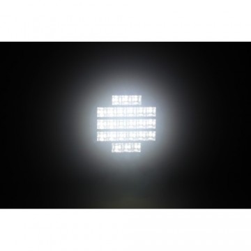 LED SPOT - 24 Led - rond - ingebouwde schakelaar - extra fel - Koud Wit