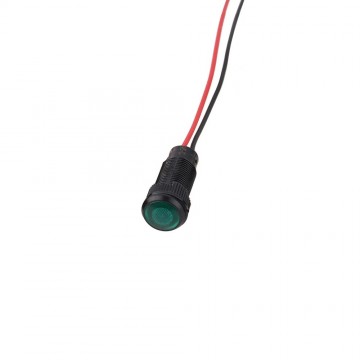 Mini LED indicatielampje - Groen - 10mm - 12/24V