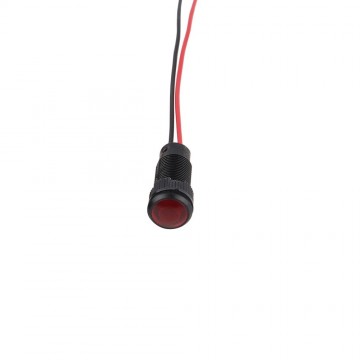 Mini LED indicatielampje - Rood - 10mm - 12/24V