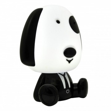 LED nachtlamp - Beer zwart-wit - Warm wit