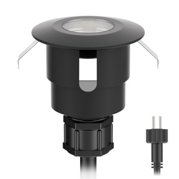 LED terrasverlichting rond - 40mm - 12V - Warm wit