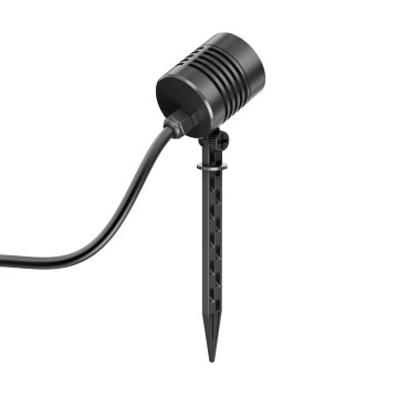 230V grondspot - Met stekker - Warm wit - 4W - 188mm