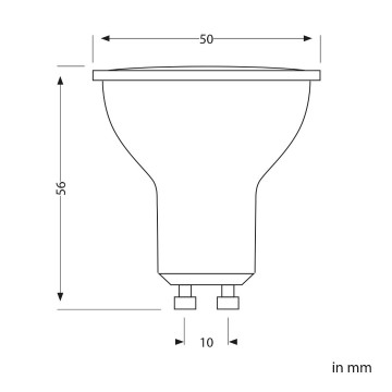 Smart wifi lamp - GU10 - RGB + warm / koud wit