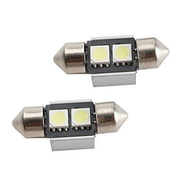 CANBUS 31mm 2 LED dome auto interieur lamp C5W