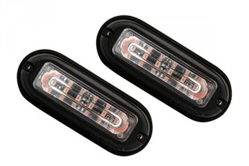 ORANJE bumper flitser transparant- synchronisatie mogelijkheid