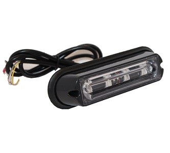 ORANJE bumper flitser transparant- synchronisatie mogelijkheid