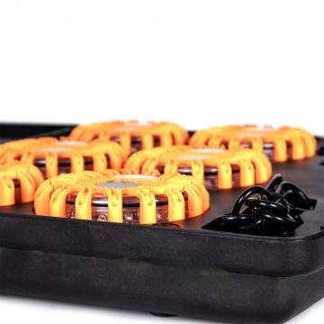 Led flare set 6 pcs in a carrying case 4