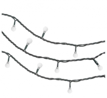 LED kerstverlichting - Gekleurde bolletjes - 100 stuks - 10 meter - koppelbaar