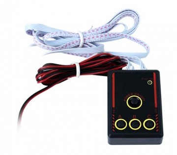 WIT strobe 4-LED light flitser -zwaailicht