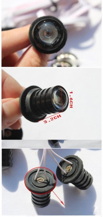 WIT strobe 4-LED light flitser -zwaailicht