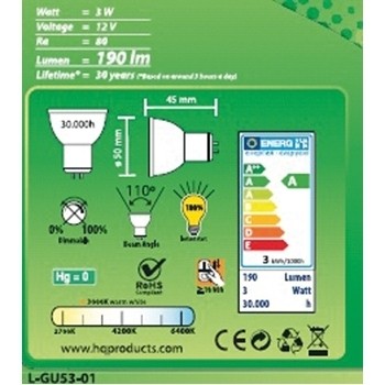 GU5.3 LED MR16 22 W warm wit