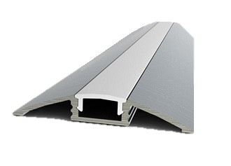 1 meter - dorpel plint - LED profiel - aluminium