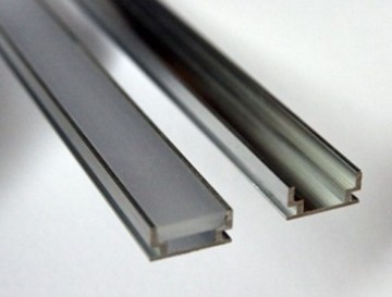 1 meter - vloer / beloopbaar - LED profiel - aluminium