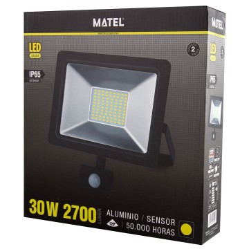 LED schijnwerper- 2700 Lumen - Warm Wit - beweging + schemer sensor2