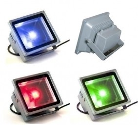 50W LED Schijnwerper RGB IP65 Outdoor - Dimbaar Remote