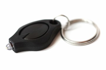 Sleutelhanger Zaklampje Zwart