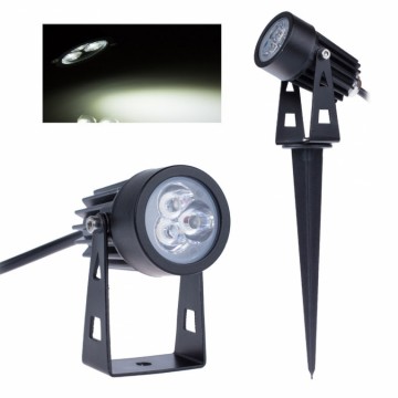 LED tuinverlichting - grond spot 12V 3W - Koud Wit - dimbaar